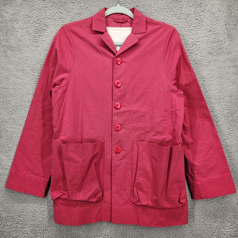 Toogood The Photographer 006 Jacket Crimson‎ Cotton Size 1 Small Made in London